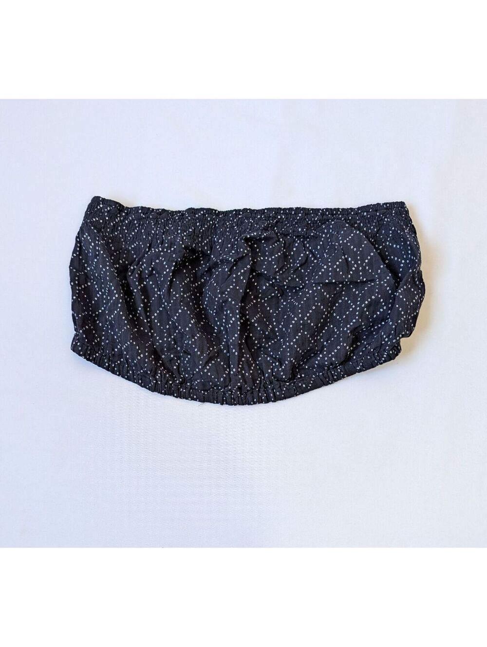 Universal Thread Women’s Bandeau Tube Top Large Navy Geo Strapless
